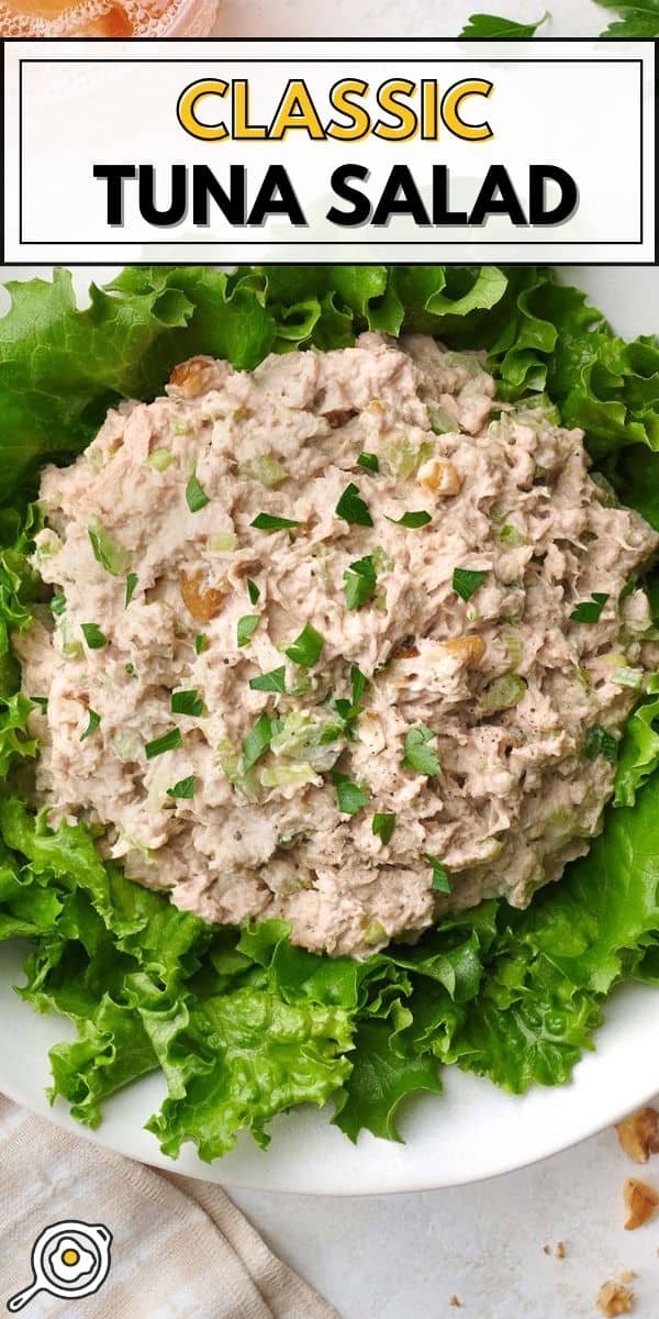 classic tuna salad pin image