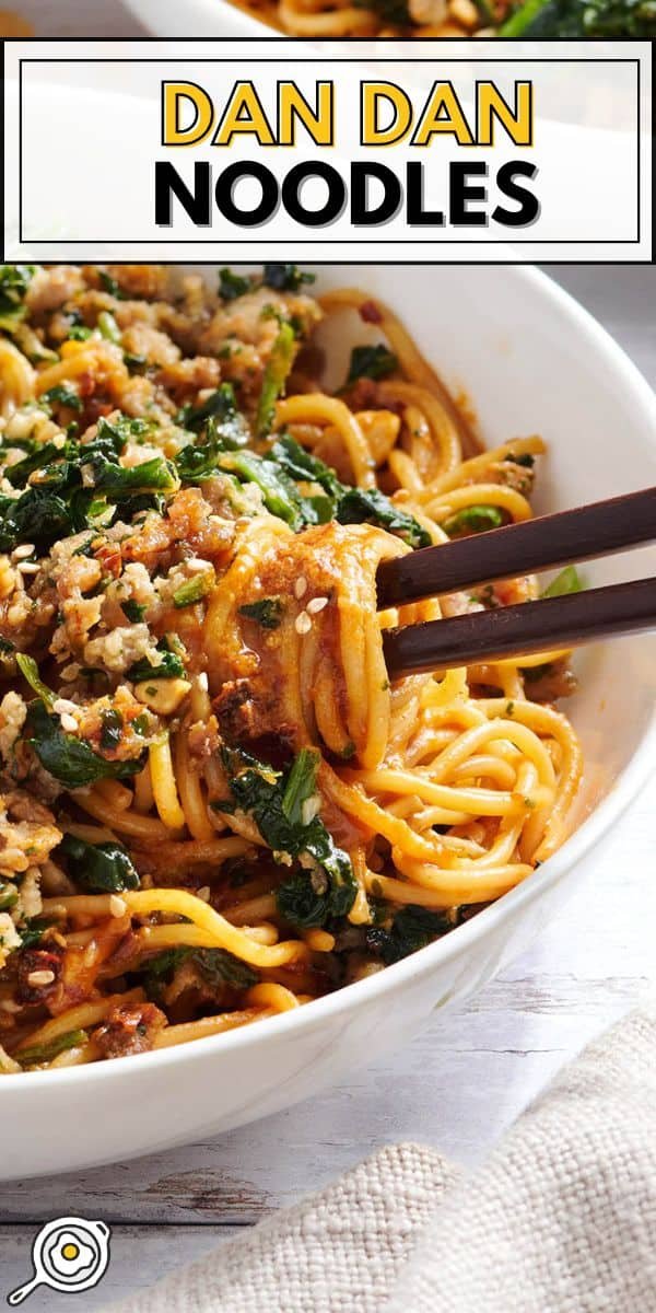 dan dan noodles pin image