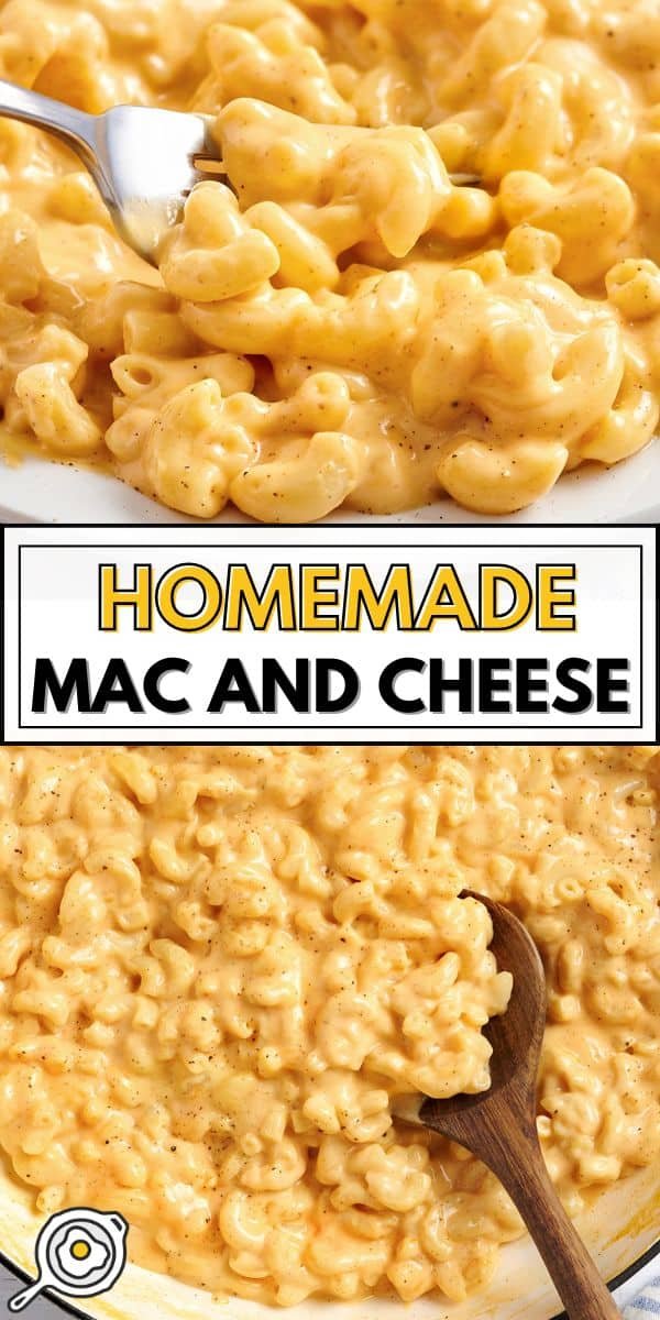 homemade mac and cheese pin image