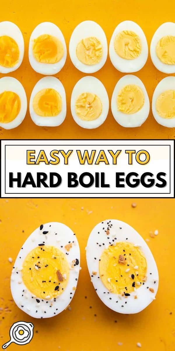 How to Hard Boil Eggs pin image