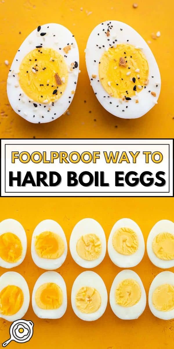 How to Hard Boil Eggs pin image