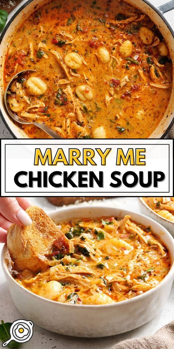Marry Me Chicken Soup pin image