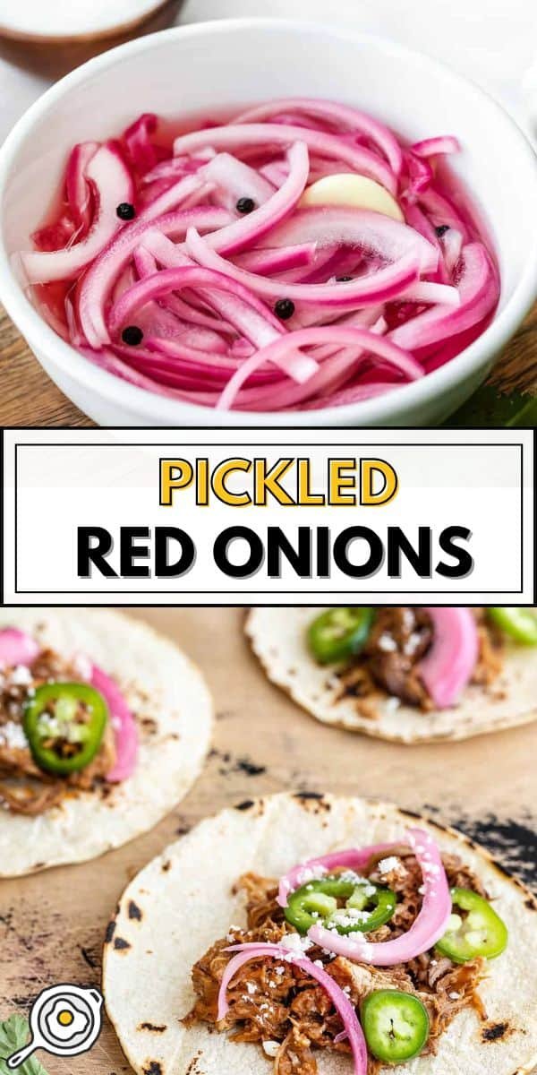 Pickled Red Onions pin image