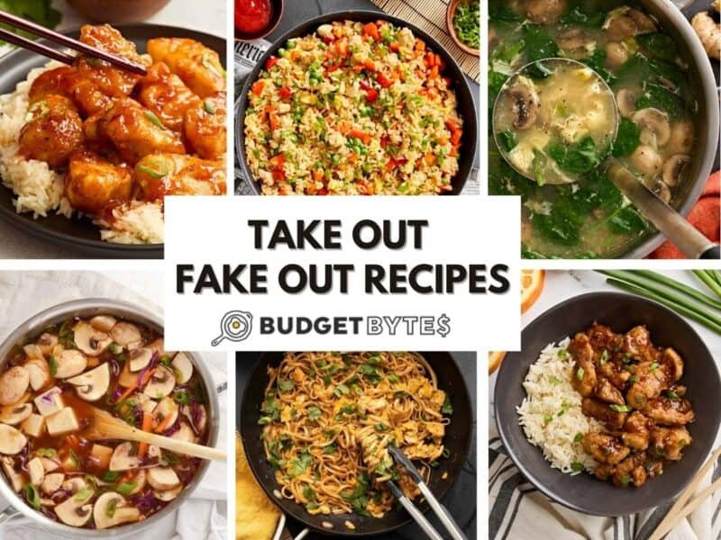 takeout fakeout collage image
